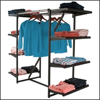 8 shelf combo rack
