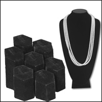 jewelry black velvet displays 200