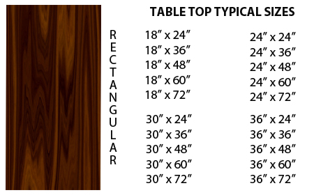 rectangular custom fabricated tables for retail and restaurants 01